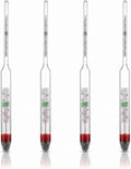 balacoo 4 Pcs Floating Aquarium Hydrometer with Thermometer 32-110°F/0-43°C