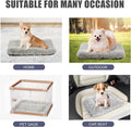 HDLKRR Cat Bed Self Warming, Foldable Self Heated Cat Mat Heating Pad 24 x 20 inch Extra Warm Thermal Pet Pad for Indoor Outdoor Cats, Non-Slip Bottom Washable Non Electric, Grey