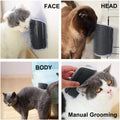 3.0 Softer Cat Self Groomer with Catnip, Dog Cat Corner Groomer Comb