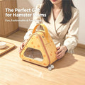Cheese‑Shaped Hamster Travel Bag, Small Animal Travel Carrier