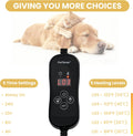 Cat Heating Pad, Heated Cat Bed, 5 Temps & Timer, MET Safety Listed