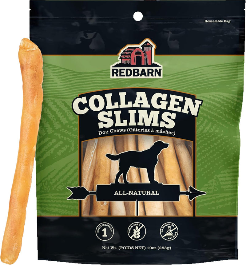Redbarn Collagen Slims 100% Natural Beef Dog Chew, Single Ingredient, 10 oz