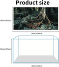 COMSUN 3 PCS Terrarium Background, 36x18 inch Polyester Reptile Backgrounds