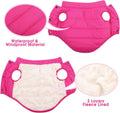 ASENKU Dog Winter Coat Dog Fleece Puffer Jacket for Small Medium Large Dogs