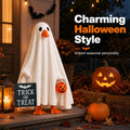 Halloween Porch Goose Outfit for 23 Inch Statue, 3 Pcs Ghost Costume Decor