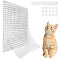Mardili 10 Packs Scat Mat for Cats,Cat Spike Mat with 13X16 inches,Cat Repellent Mat Deterrent Indoor& Outdoor,Training Pads Keep Cats and Dogs Off Couch, Bed