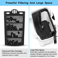 DaToo Aquarium Power Filter In-Tank Ultra Silent Small Fish Tank Filter 3W For Aquarium 1 to 10 Gallon Tank, 1 Yr Warran