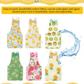 6 Pcs Bird Diapers, Parrot Diaper Reusable with Waterproof Lining