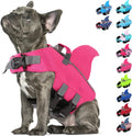 Dog Life Jacket, Small Dog Shark Life Vest for Swimming