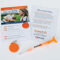 BuddyID ISO Pet Mini Microchip with Lifetime Registration & Starter Tag 1ct