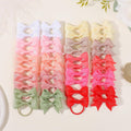 yoyokid 40PCS 2Inch Puppy Dog Hair Bows with Clips & Rubber Bands, Small Pet Grooming Hair Accessories, Cute Puppy Hair 