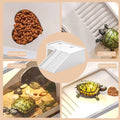Turtle Tank Starter Kit, Upgraded Aquarium Fish Tank Kit with Filter,Fish Net, Reptile Habitat with Adjustable UV Lamp &