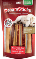 DreamBone DreamSticks Rawhide-Free Dog Treats With Real Protein, 30 Count