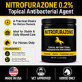 Nitrofurazone for Horses, for Infections of Wounds, Burns & Ulcers, 1.1 lb