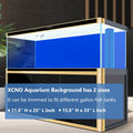 XCNO Blue Black Aquarium Background Poster Fish Tank Background Wallpaper Aquarium Backdrop Double-Sided Fish Tank Decor