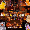 60PCS Halloween Mini Resin Ducks, Miniature Figures Tiny Ducks Micro Landscape Garden Aquarium Dollhouse for Halloween B
