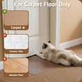 Carpet Protector, Clear PVC Doorway Mat for Cats & Dogs