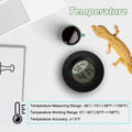 Reptile Thermometer and Humidity Gauge Digtal Terrarium Thermometer 2pc