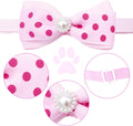 PET SHOW Cute Bow Ties Collar for Small Dogs Puppy Cats Adjustable Bowties Neckties Pet Grooming Accessories Assorted Ra