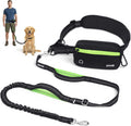 Pecute Heavy Duty Hands Free Dog Leash for Large Breeds with Waist Pouch