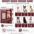 Dewormer for Dogs, Fenbendazole for All Wormers, Hookworms, Tapeworms, Whipworms and Roundworms, 12 Count