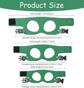 3 Pack Bearded Dragon Leash Set, Adjustable Leopard Gecko Leash for Small Reptile Walking Training(S, M, L)