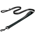 LIEVUIKEN Dog Leash 4ft Long, Double Handle Dog Leash for Safety Control Training, Heavy Duty Dogs Leads with Traffic Padded Handles, Reflective Leashes for Small Medium Large Dogs(4ft, Black)