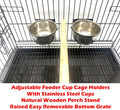 Large Easy Portable Durable Metal Travel/Veterinary Parrot Bird Carrier