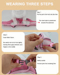 JUFOO XXXS Pink Soft Mesh Dog Harness and Leash Set,No Escape Puppy Harnesses for Training Walking， Reflective Adjustable Puppy Vest for Small Medium Dogs, Cats (Pink, XXXS)