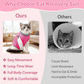 Coppthinktu Cat Recovery Suit, Cat Onesie After Surgery for Female Cats