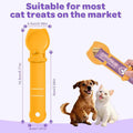 PawsMedal Pet Treats Feeder Spoon Squeeze Essential Tool for Pet Treats Suitable for Most Treats Strip for Cat
