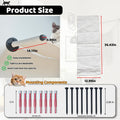 Cat Hammock Wall Mounted, Wall Mounted Cat Shelves, 35.43 x 12.99 in