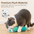 Gochanmon Cat Toys Pillows,3 Pack, Catnip Inside,Soft and Durable Kick Sticks with Crinkle Sound, Interactive Indoor Kitten Play and Exercise Toy 12.5 Inches