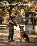 BLACKDOG Military Dog Shock Collar 2 Dogs (5-150lbs) - 4200ft Dog Training Collar with Remote, 4 Training Modes, Flashli