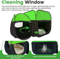 Fortexus 2-in-1 Cat and Dog Playpen Tent, can be Used Separately, with a German Velvet Base that is Removable and Washable, Suitable for Both Outdoor and Indoor use.