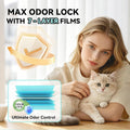 3 Pack Cat Litter Refill Bags for Easy Roll Litter Bin
