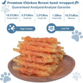 Pawant Dog Treats Soft Chews Rawhide Free Chicken Wrapped Cod Sticks for Puppy Training Snacks Dog Chews Treats 2lb