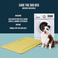 PELZIN Cybarmour Chew Proof Dog Crate Pad - Outdoor Indestructible Dog Bed