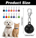 Thrymme 14 Pcs Bell for Collar, Mini Pet Bells, Lightweight Loud Bells for DIY Pet Collar Decoration, Dog Cat Collar Accessories for Daily Wear and Outdoor Tracking