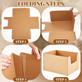Lounsweer 4 Pack XXL Disposable Litter Boxes, Jumbo Cardboard High Sided