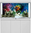 72x18 inches Galaxy Aquarium Background Stars Universe Fish Tank Backdrop