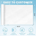 HYPERTAI Anti Cat Scratch Furniture Protector, 12.4" x 161.5" Couch Protector from Cat Claws,Clear Sticky Tape,Single-Sided Scratch Deterrent Tape for Couch,Sofa & Wooden Furniture