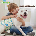 LovinPet Dog Belly Warmer Calming Wrap, Dinosaur Print