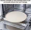 Round Silicone Pet Food Mats for Floor Waterproof, 10in Cat Food Bowl Non Slip Mat Waterproof Non-slip Feeding Bowl Mats