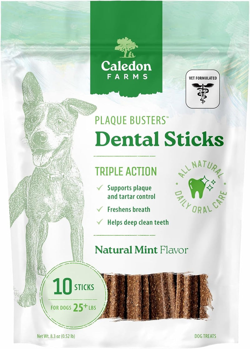 Plaque Busters Dental Sticks Triple Action Natural Mint Flavour, 8.3 oz, Dog Treat