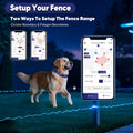 GPS Wireless Dog Fence, Electric Fence System with Training Collar