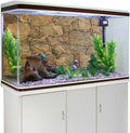 Stone Aquarium Backdrop Rock Wall Fish Tank Background 72x24 in Polyester