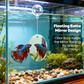 Betta Fish Toys, 1 Betta Fish Tunnel Hammock, 1 Fish Mirror with Floating Ball & 2 Exercise Training Ring Toys, Betta Fi