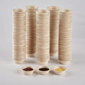 300 Pack Paper Feeding Cups Samll 0.5 oz Gecko Food and Water Feeding Dish Ledge Holder Accessories Bowls for Crested Ge