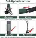 36" Tall Pooper Scooper for Large Dogs Heavy Duty, Long Handle Poop Scoop for Yard, Grass, Gravel, Dog Poop Grabber with